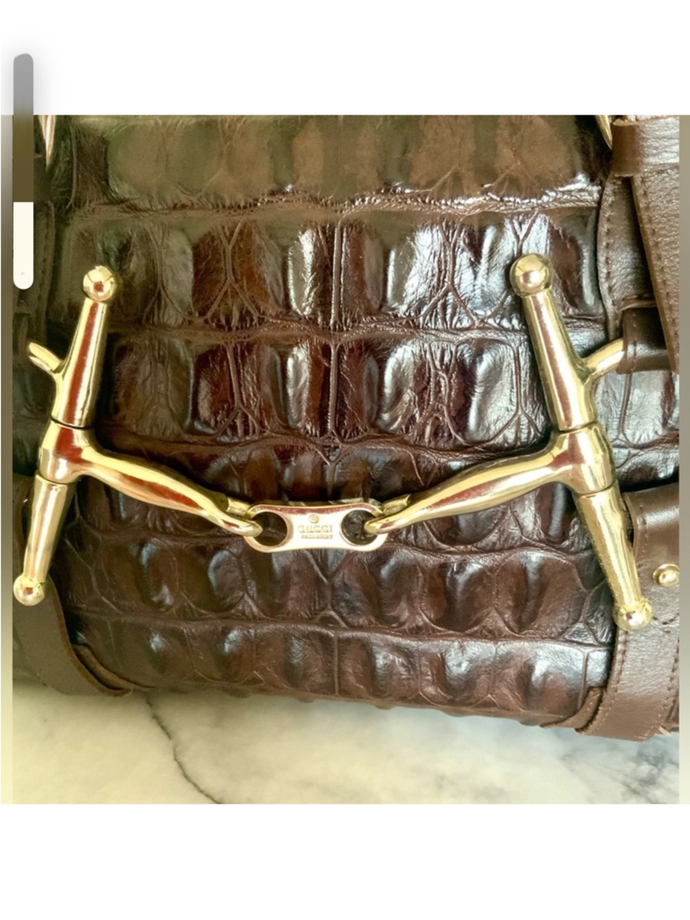 Genius leather large Boston Bag made in italy - Picture 11 of 16